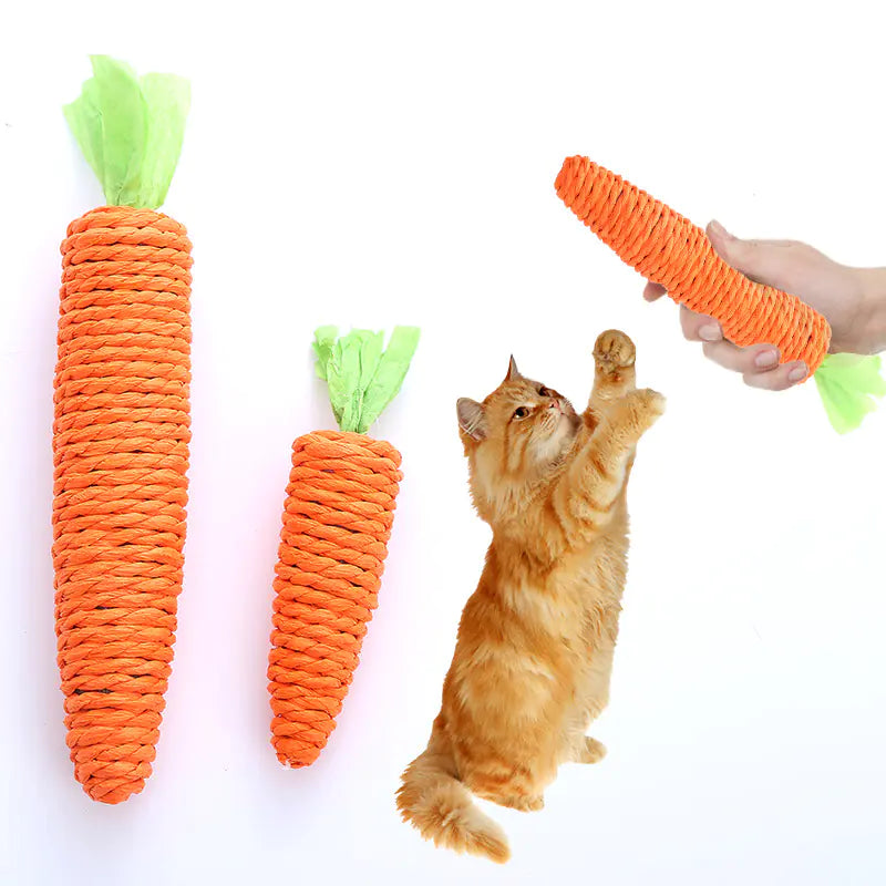 Jingling Carrot Catnip Toy